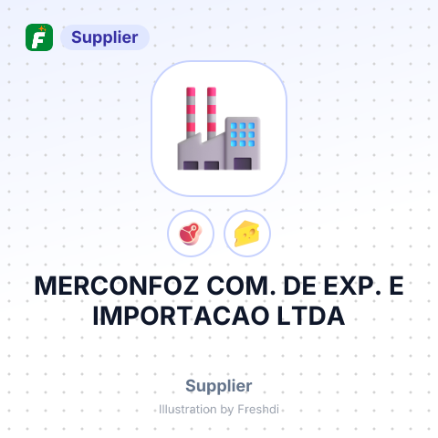 MERCONFOZ COM. DE EXP. E IMPORTACAO LTDA – summary card, no photo uploaded yet