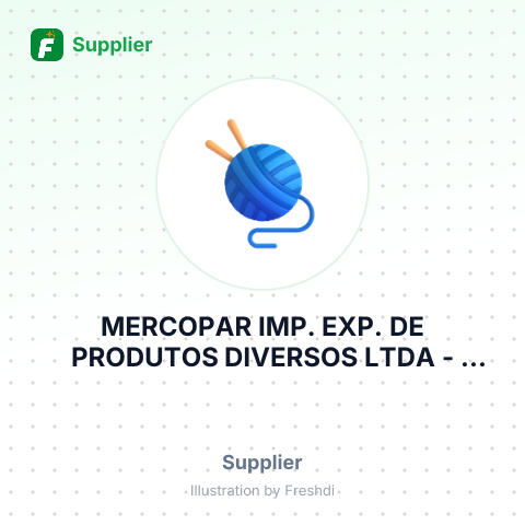 MERCOPAR IMP. EXP. DE PRODUTOS DIVERSOS LTDA – summary card, no photo uploaded yet