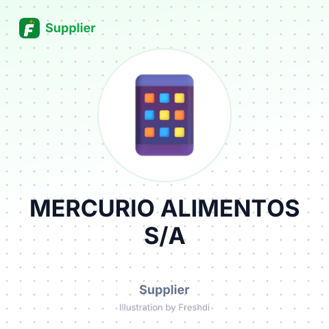 MERCURIO ALIMENTOS S/A – summary card, no photo uploaded yet