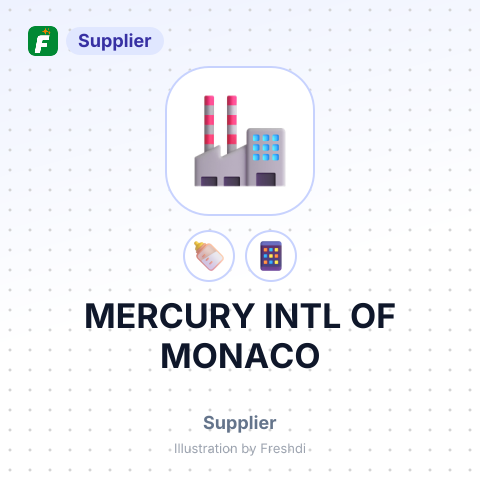 MERCURY INTL OF MONACO – summary card, no photo uploaded yet