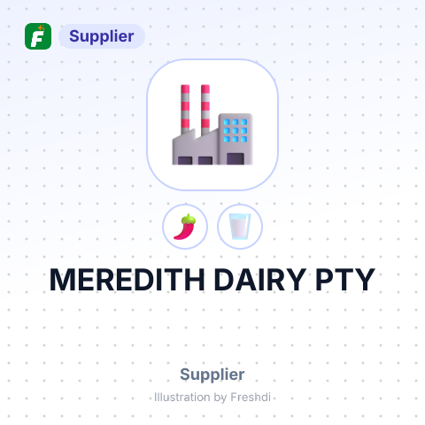 MEREDITH DAIRY PTY – summary card, no photo uploaded yet