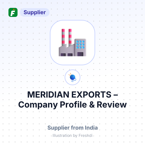 MERIDIAN EXPORTS – summary card, no photo uploaded yet