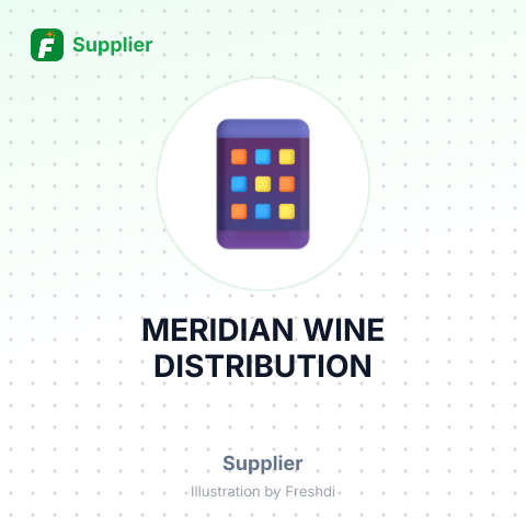 MERIDIAN WINE DISTRIBUTION – summary card, no photo uploaded yet