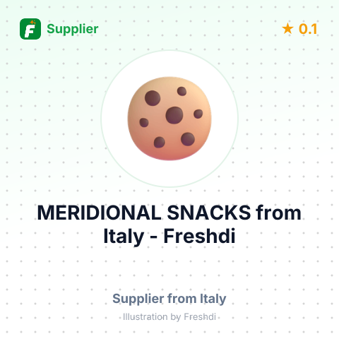 MERIDIONAL SNACKS – summary card, no photo uploaded yet
