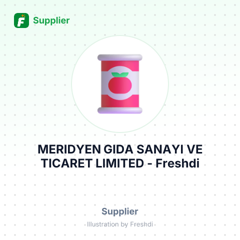MERIDYEN GIDA SANAYI VE TICARET LIMITED – summary card, no photo uploaded yet