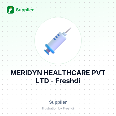 MERIDYN HEALTHCARE PVT LTD – summary card, no photo uploaded yet
