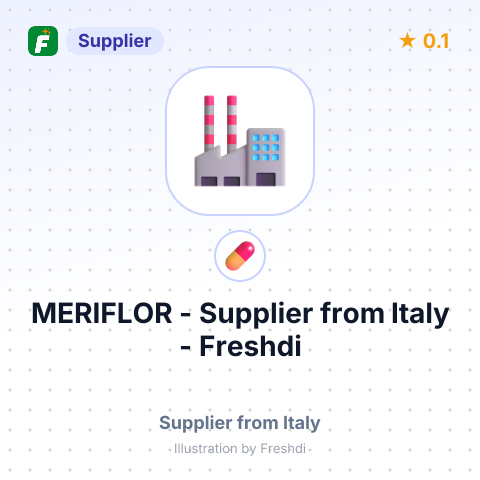 MERIFLOR – summary card, no photo uploaded yet