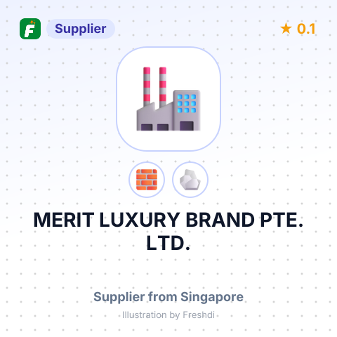 MERIT LUXURY BRAND PTE. LTD. – summary card, no photo uploaded yet