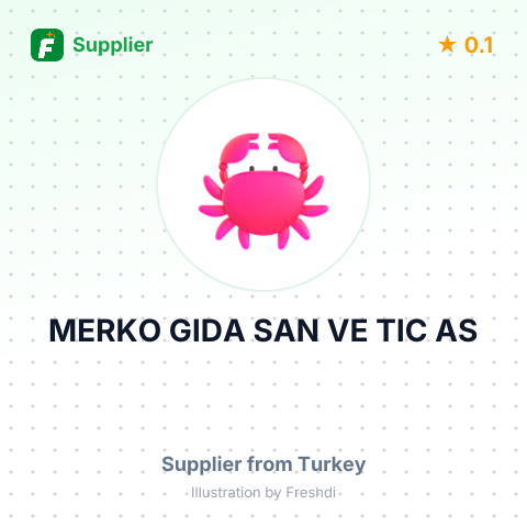 MERKO GIDA SAN VE TIC AS – summary card, no photo uploaded yet