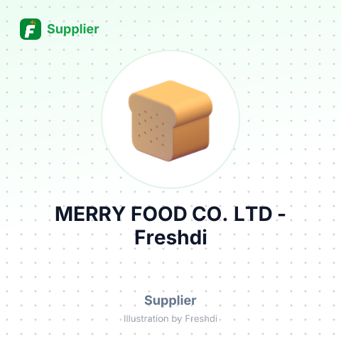 MERRY FOOD CO. LTD – summary card, no photo uploaded yet