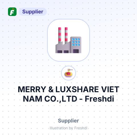 MERRY & LUXSHARE VIET NAM CO.,LTD – summary card, no photo uploaded yet
