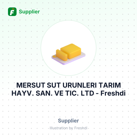 MERSUT SUT URUNLERI TARIM HAYV. SAN. VE TIC. LTD – summary card, no photo uploaded yet