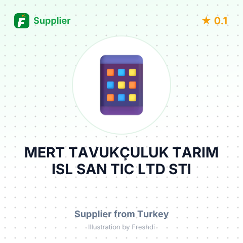 MERT TAVUKÇULUK TARIM ISL SAN TIC LTD STI – summary card, no photo uploaded yet
