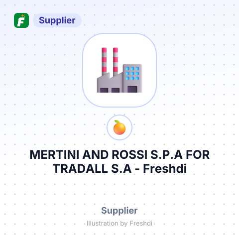 MERTINI AND ROSSI S.P.A FOR TRADALL S.A – summary card, no photo uploaded yet