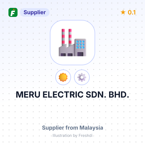 MERU ELECTRIC SDN. BHD. – summary card, no photo uploaded yet