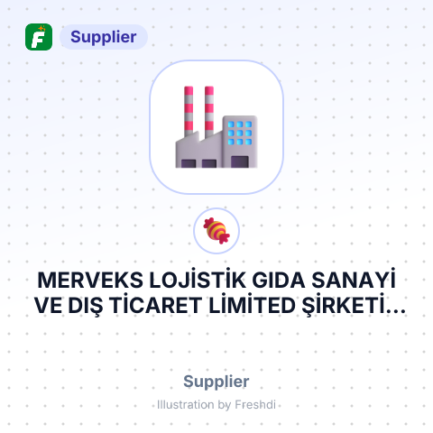 MERVEKS LOJİSTİK GIDA SANAYİ VE DIŞ TİCARET LİMİTED ŞİRKETİ – summary card, no photo uploaded yet