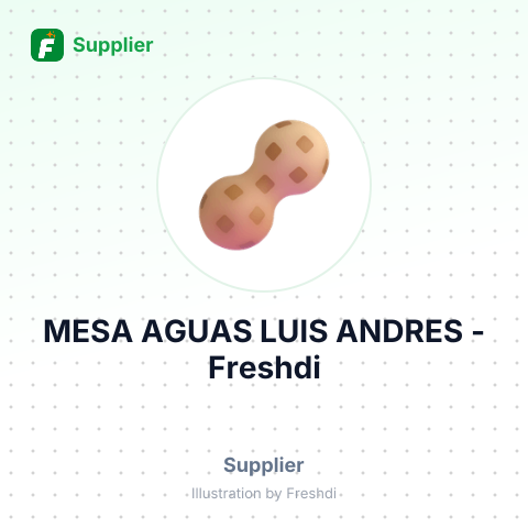 MESA AGUAS LUIS ANDRES – summary card, no photo uploaded yet