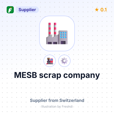 MESB scrap company – summary card, no photo uploaded yet