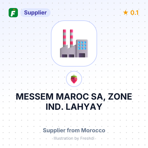 MESSEM MAROC SA, ZONE IND. LAHYAY – summary card, no photo uploaded yet