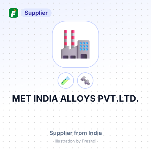 MET INDIA ALLOYS PVT.LTD. – summary card, no photo uploaded yet
