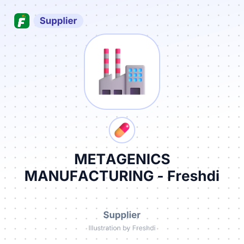 METAGENICS MANUFACTURING – summary card, no photo uploaded yet