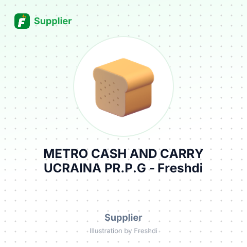 METRO CASH AND CARRY UCRAINA PR.P.G – summary card, no photo uploaded yet