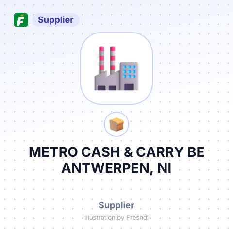 METRO CASH & CARRY BE ANTWERPEN, NI – summary card, no photo uploaded yet