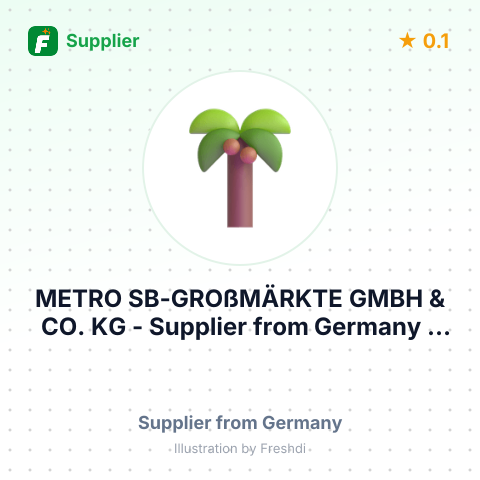 METRO SB-GROßMÄRKTE GMBH & CO. KG – summary card, no photo uploaded yet