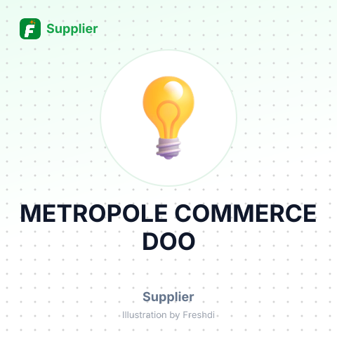 METROPOLE COMMERCE DOO – summary card, no photo uploaded yet