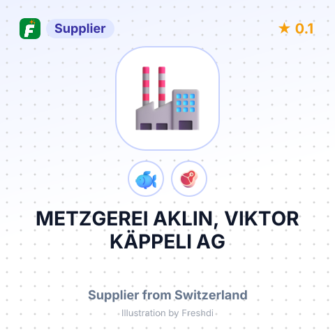 METZGEREI AKLIN, VIKTOR KÄPPELI AG – summary card, no photo uploaded yet