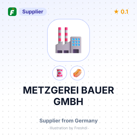 METZGEREI BAUER GMBH – summary card, no photo uploaded yet