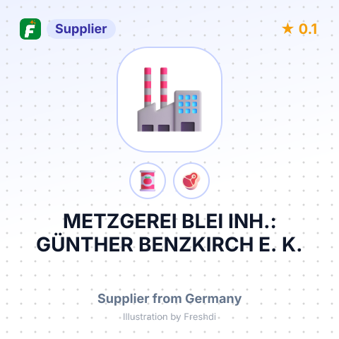 METZGEREI BLEI INH.: GÜNTHER BENZKIRCH E. K. – summary card, no photo uploaded yet