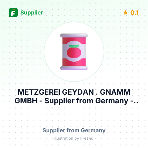 METZGEREI GEYDAN . GNAMM GMBH – summary card, no photo uploaded yet