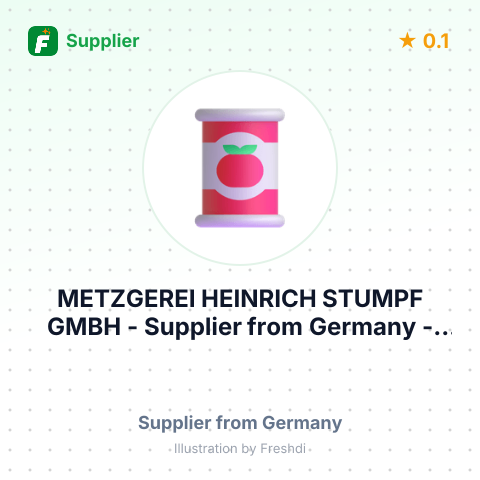METZGEREI HEINRICH STUMPF GMBH – summary card, no photo uploaded yet