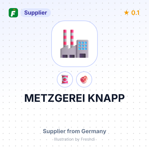 METZGEREI KNAPP – summary card, no photo uploaded yet