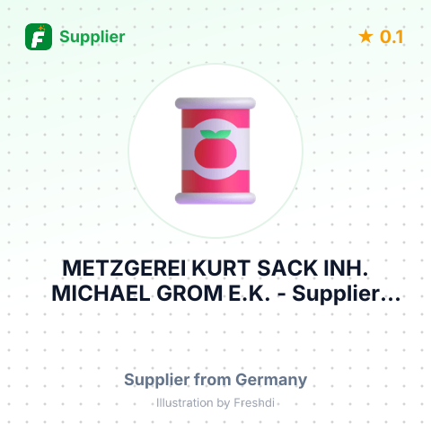 METZGEREI KURT SACK INH. MICHAEL GROM E.K. – summary card, no photo uploaded yet