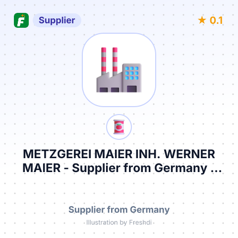 METZGEREI MAIER INH. WERNER MAIER – summary card, no photo uploaded yet