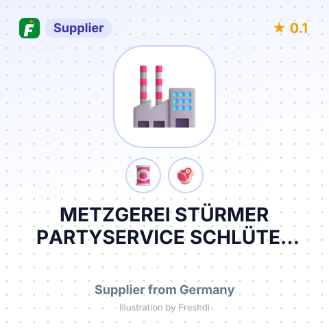 METZGEREI STÜRMER PARTYSERVICE SCHLÜTER GMBH – summary card, no photo uploaded yet
