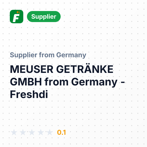 MEUSER GETRÄNKE GMBH – summary card, no photo uploaded yet