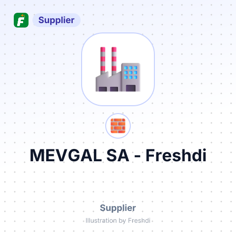 MEVGAL SA – summary card, no photo uploaded yet