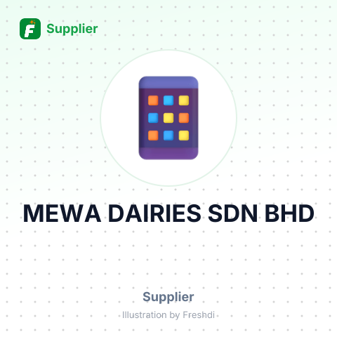 MEWA DAIRIES SDN BHD – summary card, no photo uploaded yet