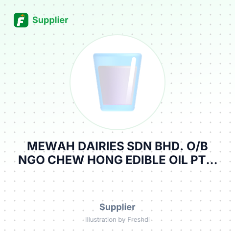 MEWAH DAIRIES SDN BHD. O/B NGO CHEW HONG EDIBLE OIL PTE. LTD – summary card, no photo uploaded yet