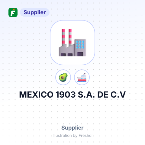MEXICO 1903 S.A. DE C.V – summary card, no photo uploaded yet