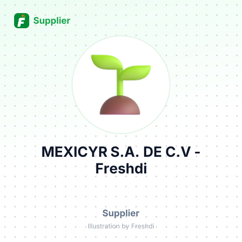 MEXICYR S.A. DE C.V – summary card, no photo uploaded yet
