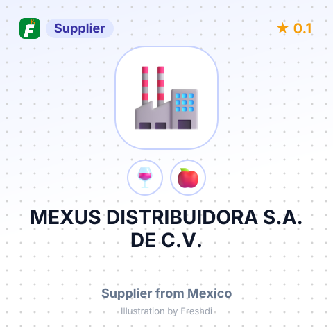 MEXUS DISTRIBUIDORA S.A. DE C.V. – summary card, no photo uploaded yet
