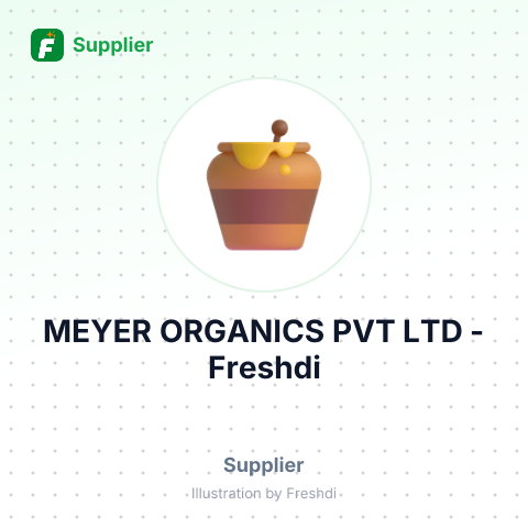 MEYER ORGANICS PVT LTD – summary card, no photo uploaded yet