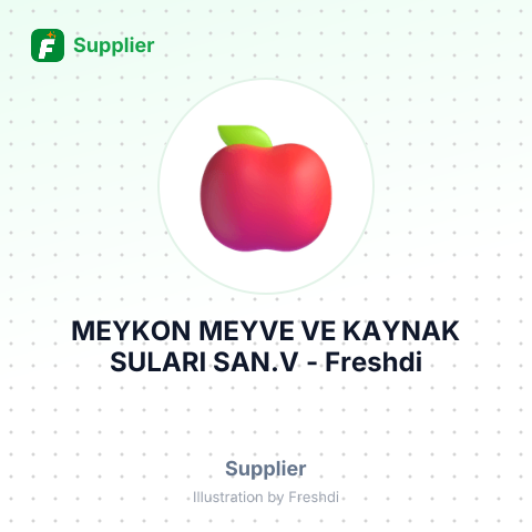 MEYKON MEYVE VE KAYNAK SULARI SAN.V – summary card, no photo uploaded yet