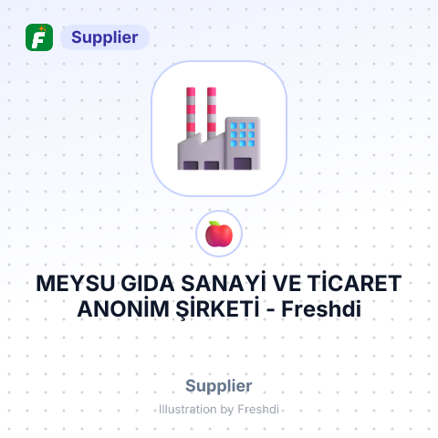 MEYSU GIDA SANAYİ VE TİCARET ANONİM ŞİRKETİ – summary card, no photo uploaded yet