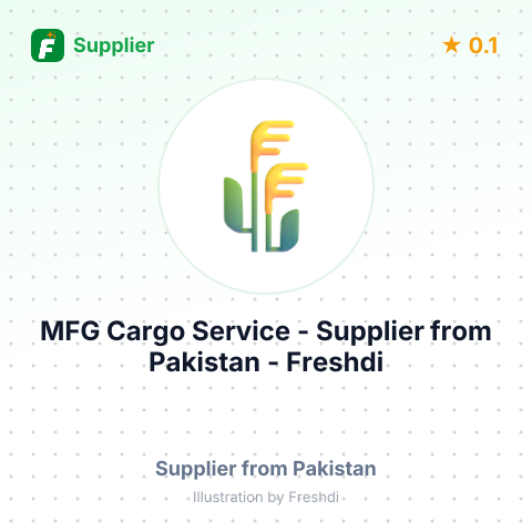 MFG Cargo Service  – summary card, no photo uploaded yet