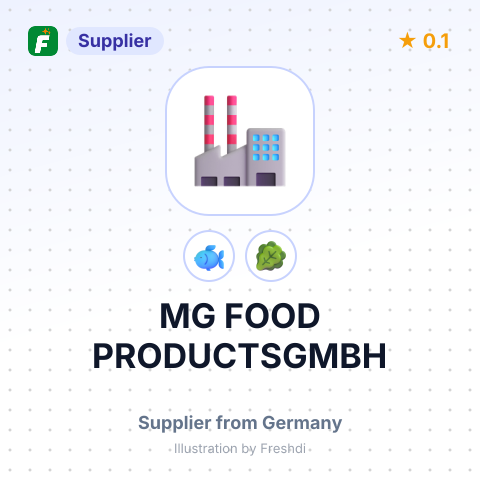 MG FOOD PRODUCTSGMBH – summary card, no photo uploaded yet